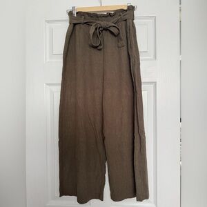 Linen Pants - Gaucho, Blend
